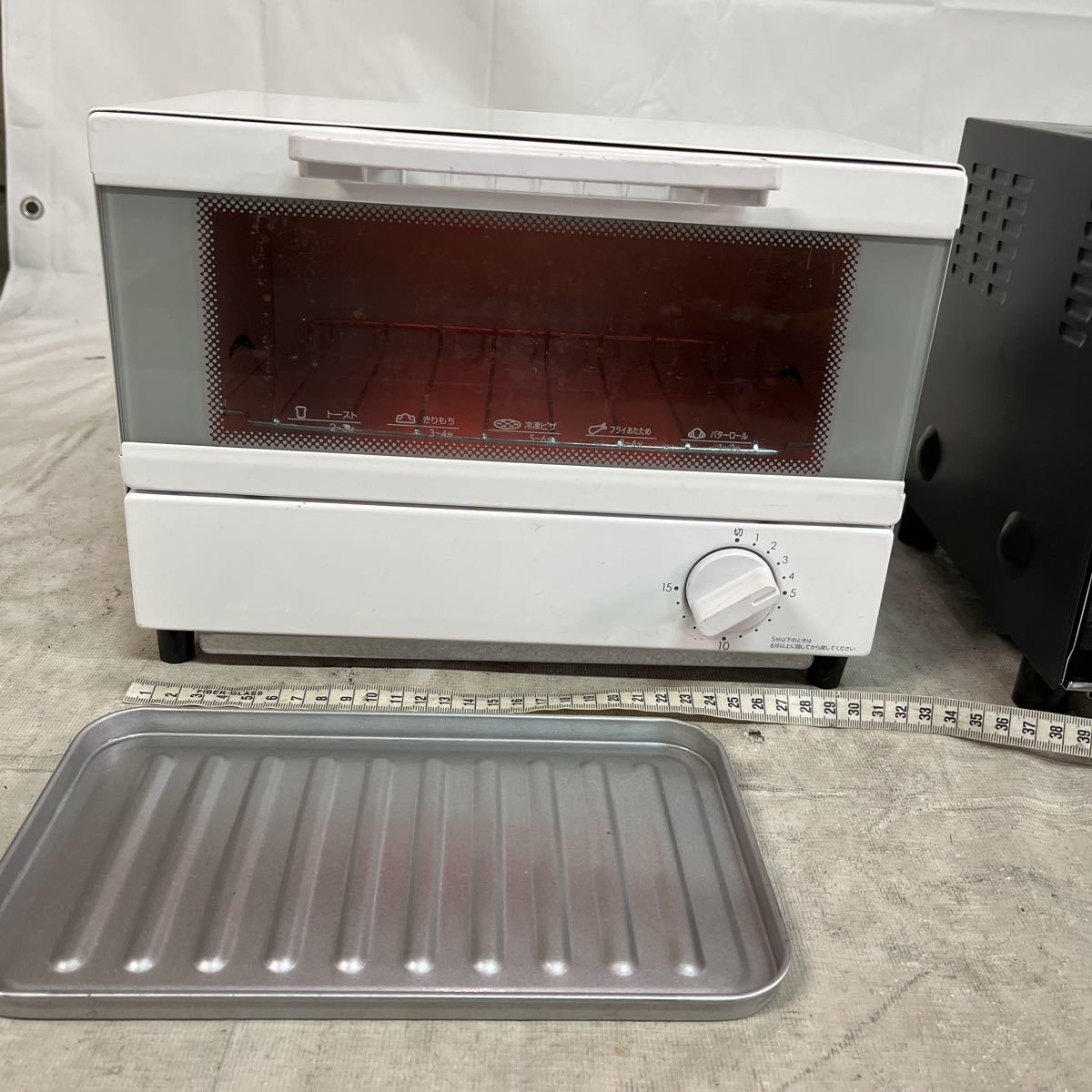 【ジャンク品】オーブントースター 。像印EQ-AG22型、2022年製。ニトリNT07、2020年製の画像6