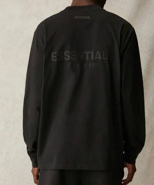 Fear of God FOG Essentials 長袖ロンTシャツ 黒 XL-