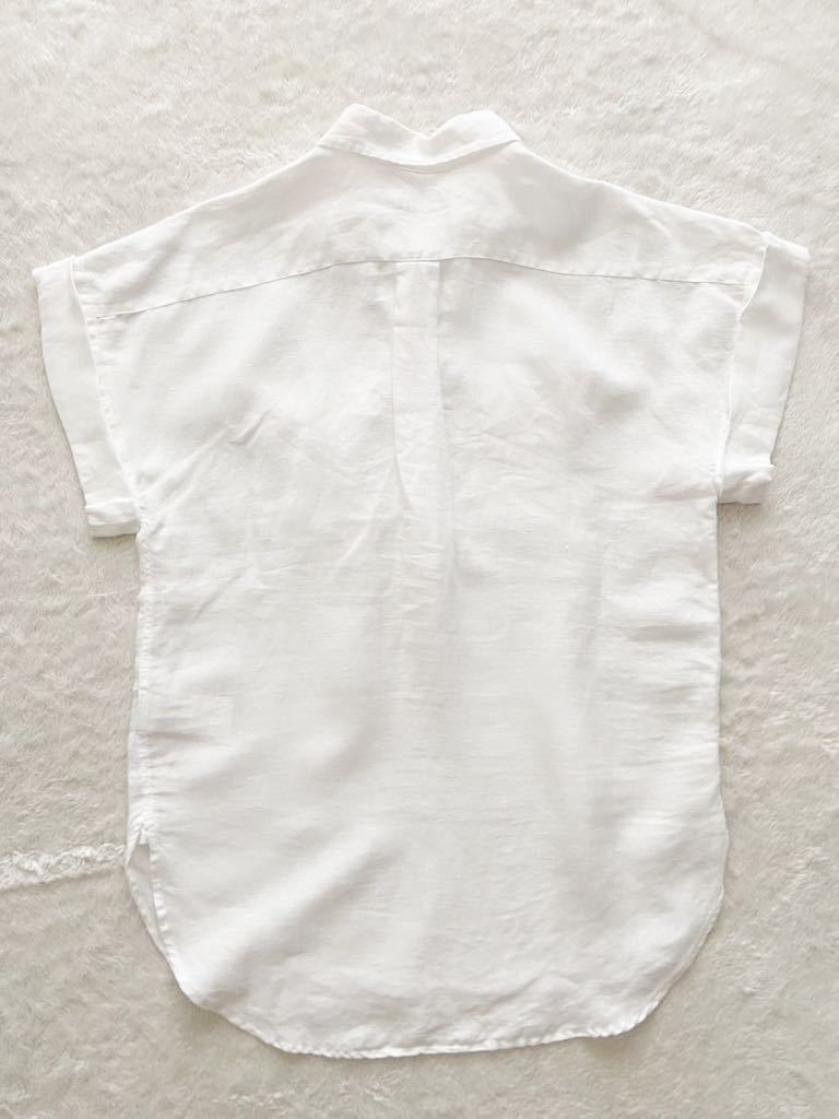 spring summer RALPH LAUREN sizeXSlinen pull over shirt white Ralph Lauren 