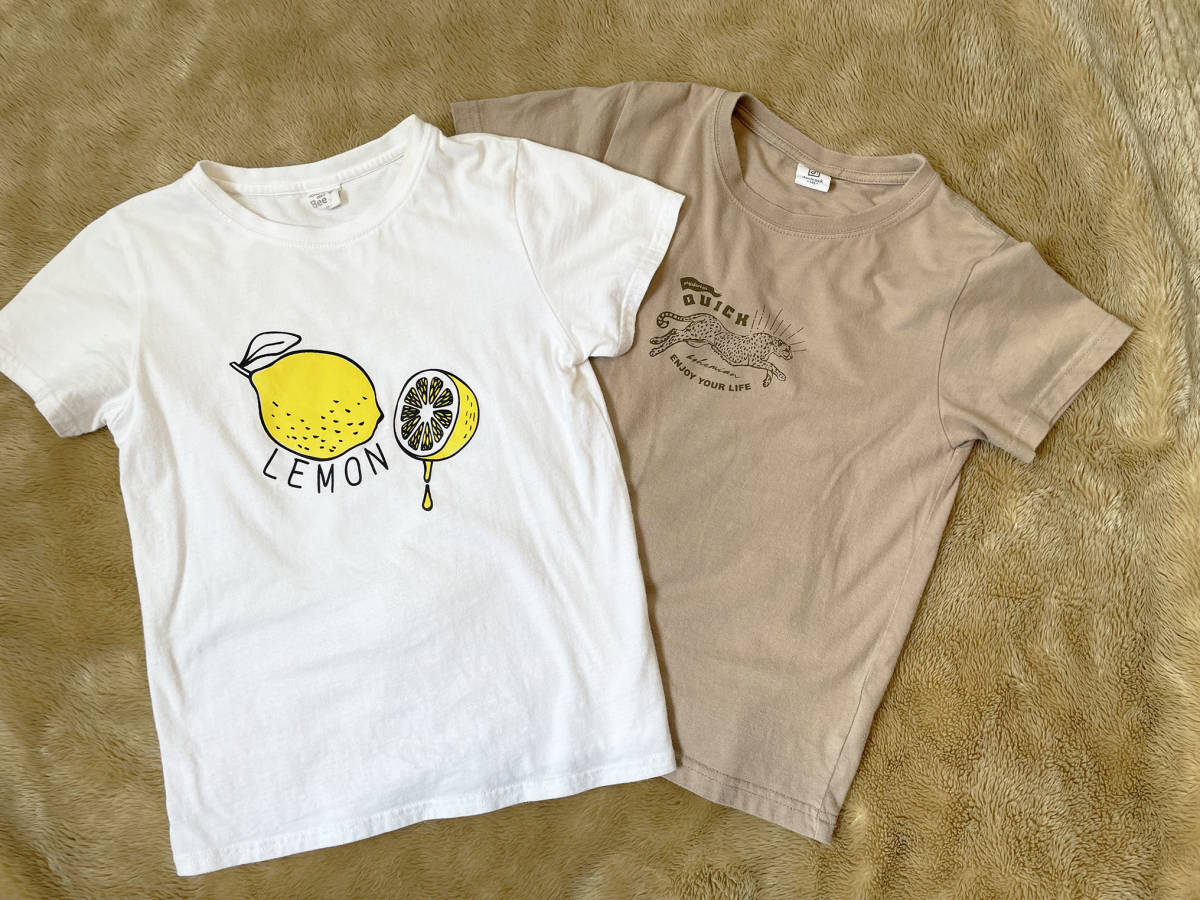 Bee des Bee ＋ devirock Tシャツ 2枚セット 140_画像1