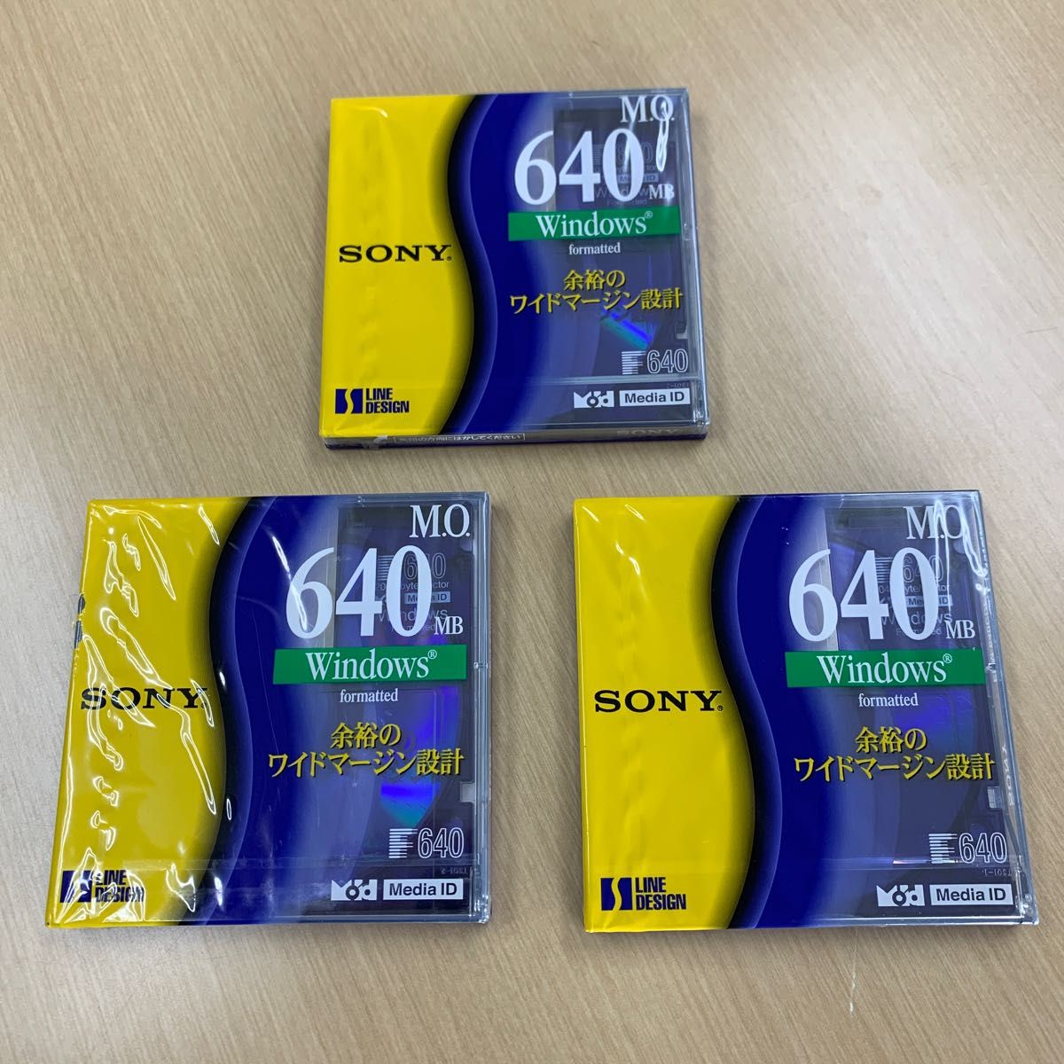SONY MO 640MB EDM-640CDF 3枚