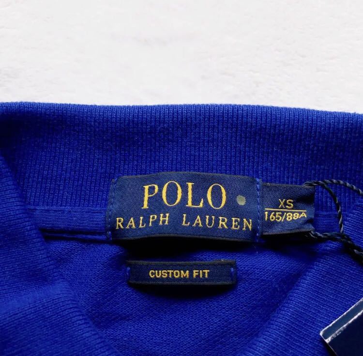 новый товар RALPH LAUREN Ralph Lauren рубашка-поло голубой XS