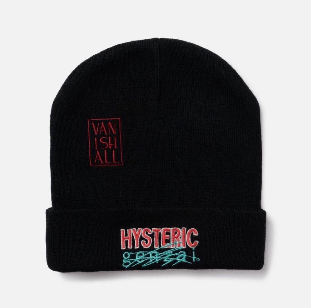 限定 HYSTERIC GLAMOUR genzai ゲンザイ コラボアイテム Knit Cap ニットキャップ ブラック