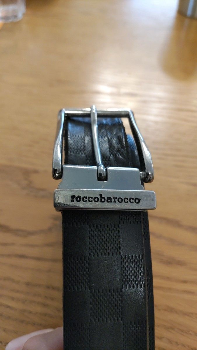 roccobarocco(ロコ バロッコ) 黒革ベルト