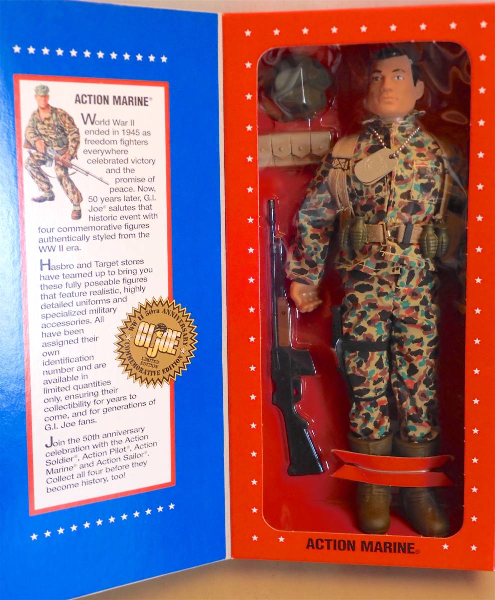 [USA*G.I.Joe*GI Joe *1995 год Vintage ] нераспечатанный * кукла * action фигурка *Action Marine* ограничение милитари * - sbro