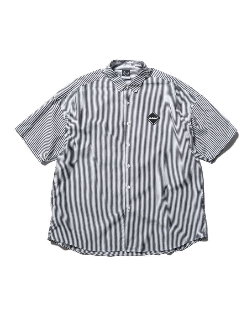 XL 新品 送料無料 FCRB 23SS BIG LOGO S/S BAGGY SHIRT BLACK SOPH
