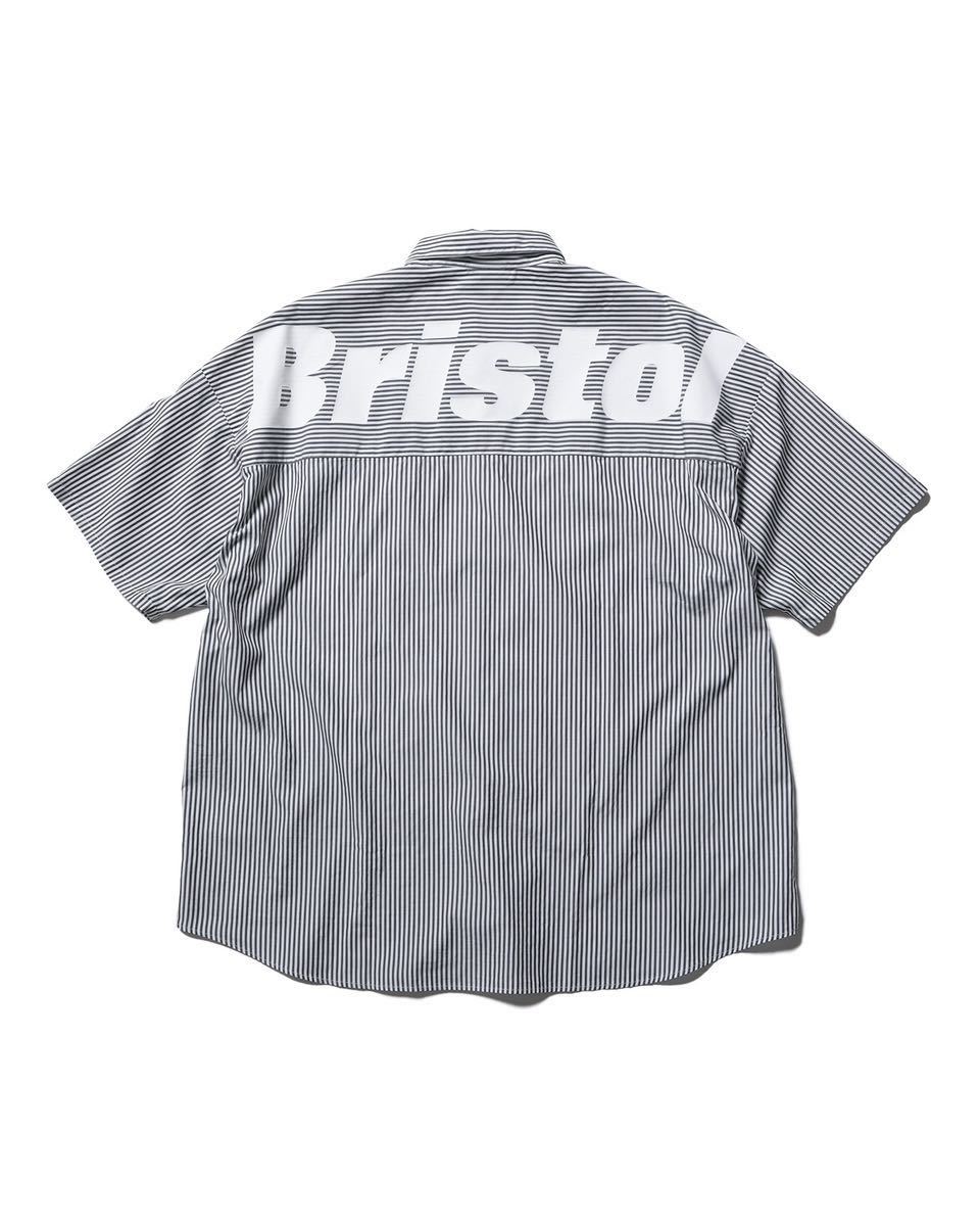 XL 新品 送料無料 FCRB 23SS BIG LOGO S/S BAGGY SHIRT BLACK SOPH
