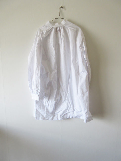 THE DUCHESS DESIGNS / ザ ダッチェス ラッフルカラーシャツチュニック 34 WHITE * ワンピース シャツ ブラウス_画像2