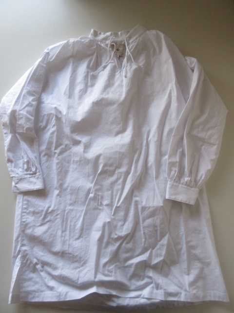 THE DUCHESS DESIGNS / ザ ダッチェス ラッフルカラーシャツチュニック 34 WHITE * ワンピース シャツ ブラウス_画像3