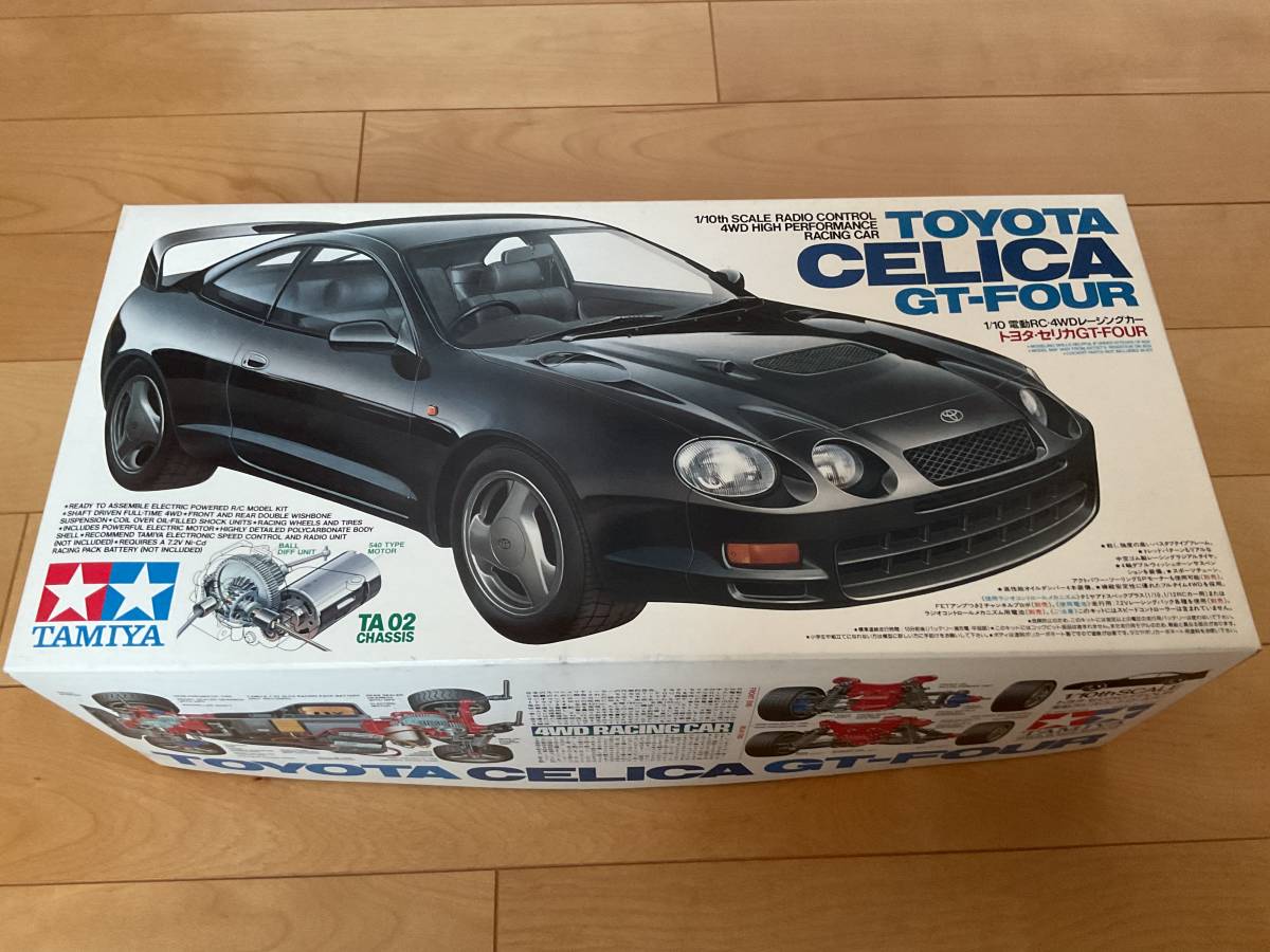 絶版・希少TAMIYAタミヤ 1/10 電動RC 4WD レーシングカートヨタ セリカ