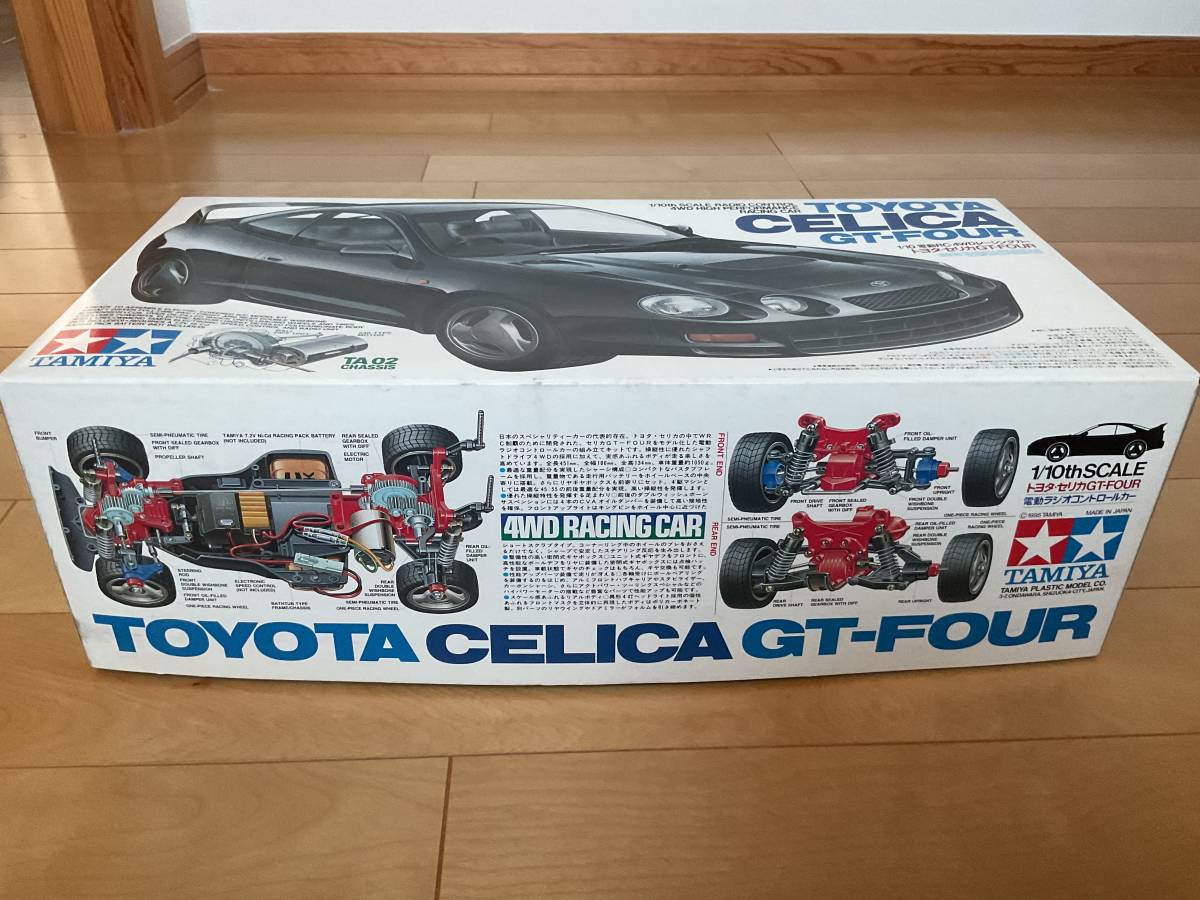 絶版・希少TAMIYAタミヤ 1/10 電動RC 4WD レーシングカートヨタ セリカ