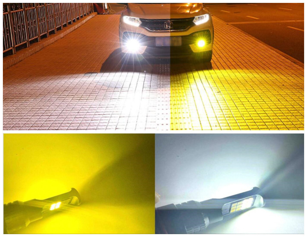 爆光 2色切り替え H8/H11/H16/HB4 LED フォグランプ アルトラパン MRワゴン ジムニー JB23W パレット スペーシア エブリイ／キャリー*_画像2