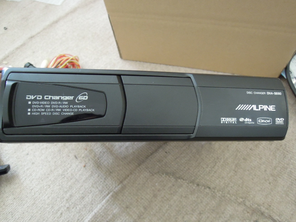 アルパイン DVDチェンジャー DHA-S690 動作未確認 送料無料 アルパイン DVDチェンジャー DHA-S690 動作未確認 送料無料