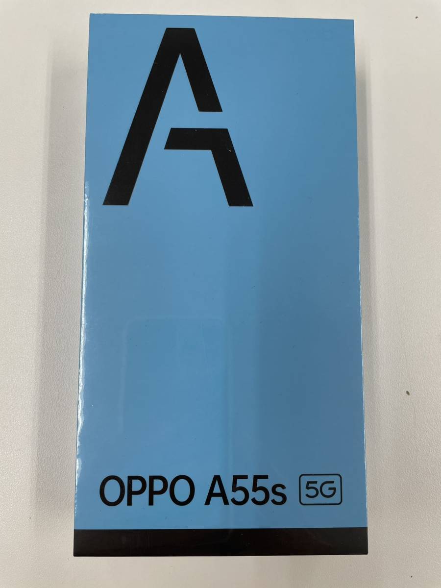 新品未開封 OPPO A55s 5G　CPH2309 ブラック ※量販SIMフリー版_画像1