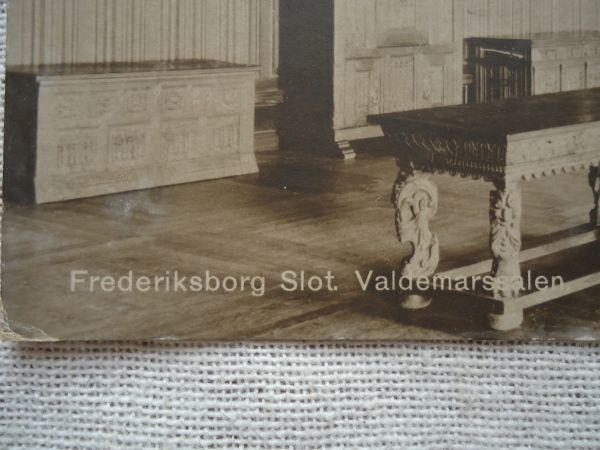 【絵葉書1枚】 Valdemarssalen Frederiksborg Slot/Stenders /フレデリクスボー城 /デンマーク ヴィンテージ 街建築 ハガキ 48-6_画像2