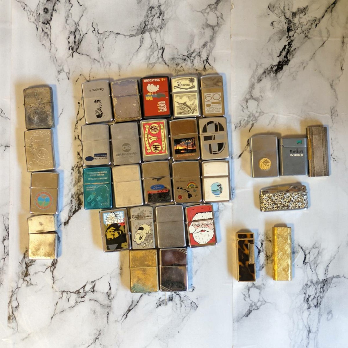 t/1円~ZIPPO 25個 dunhill 1個 Cartier 1個 その他4 合計31個セット