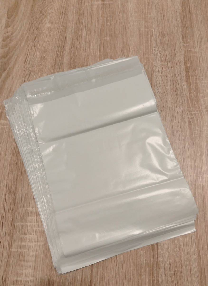 大容量 宅配袋 梱包 ビニール 袋 防水 A4 ホワイト シール付き。 梱包 緩衝 | abcb.org.br