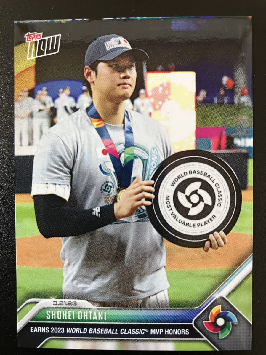 大谷翔平 Topps now オンライン24時間限定 WBC MVP 送料無料