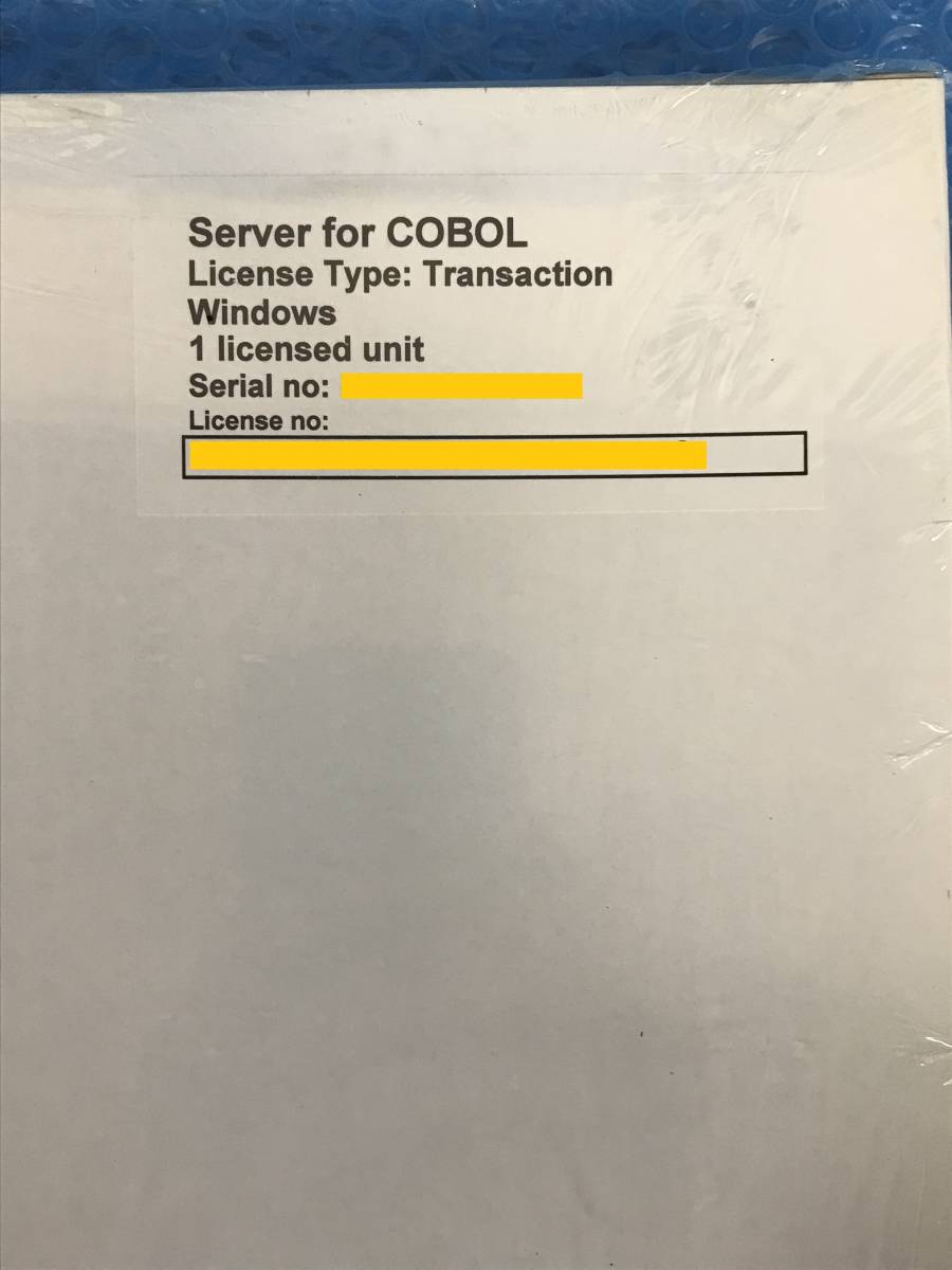 [CK16951] Micro Focus Server for COBOL Transaction Windows 1 licensed unit нераспечатанный товар текущее состояние доставка 