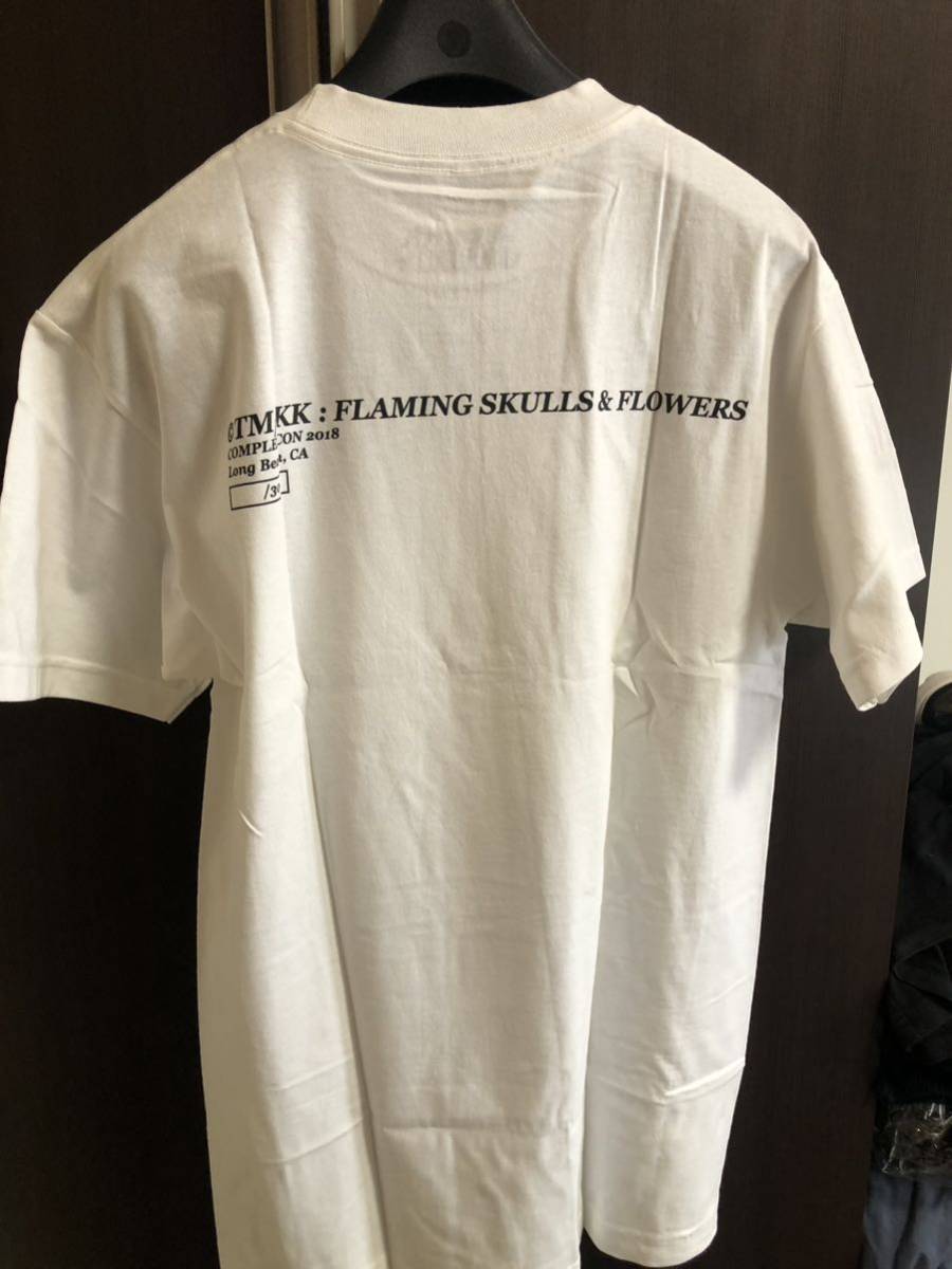 【新品】Mサイズ 村上隆 COMPLEXCON コンプレックスコン Tシャツ Takashi Murakami Tee White ホワイト 白 Flower フラワー お花_画像2