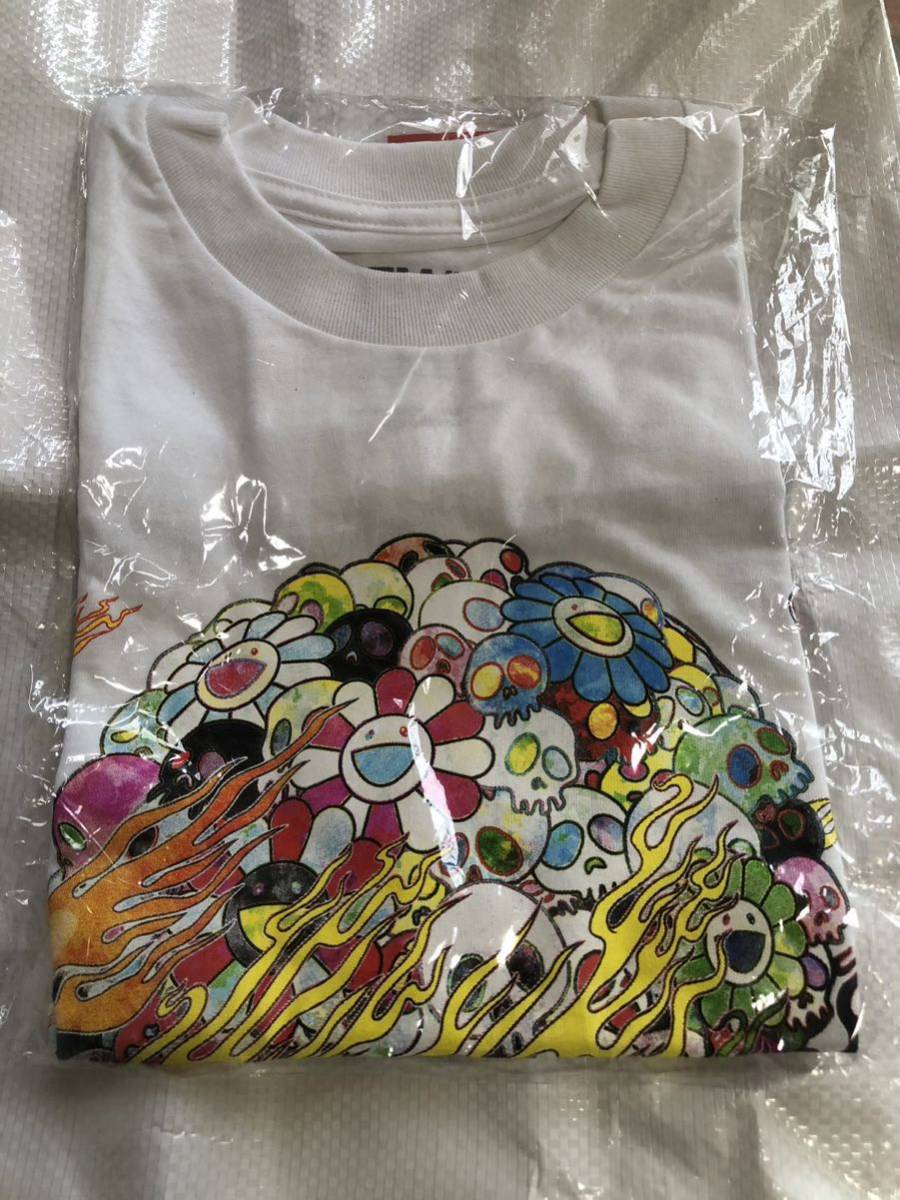 【新品】Mサイズ 村上隆 COMPLEXCON コンプレックスコン Tシャツ Takashi Murakami Tee White ホワイト 白 Flower フラワー お花_画像3