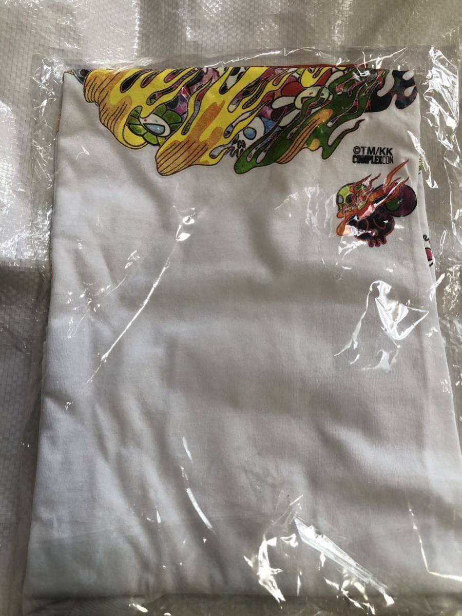 【新品】Mサイズ 村上隆 COMPLEXCON コンプレックスコン Tシャツ Takashi Murakami Tee White ホワイト 白 Flower フラワー お花_画像4