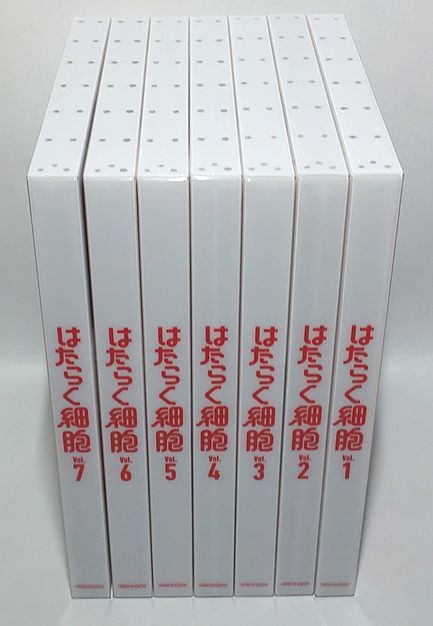 わずかなスレ有り良品♪　はたらく細胞　7巻セット　DVD