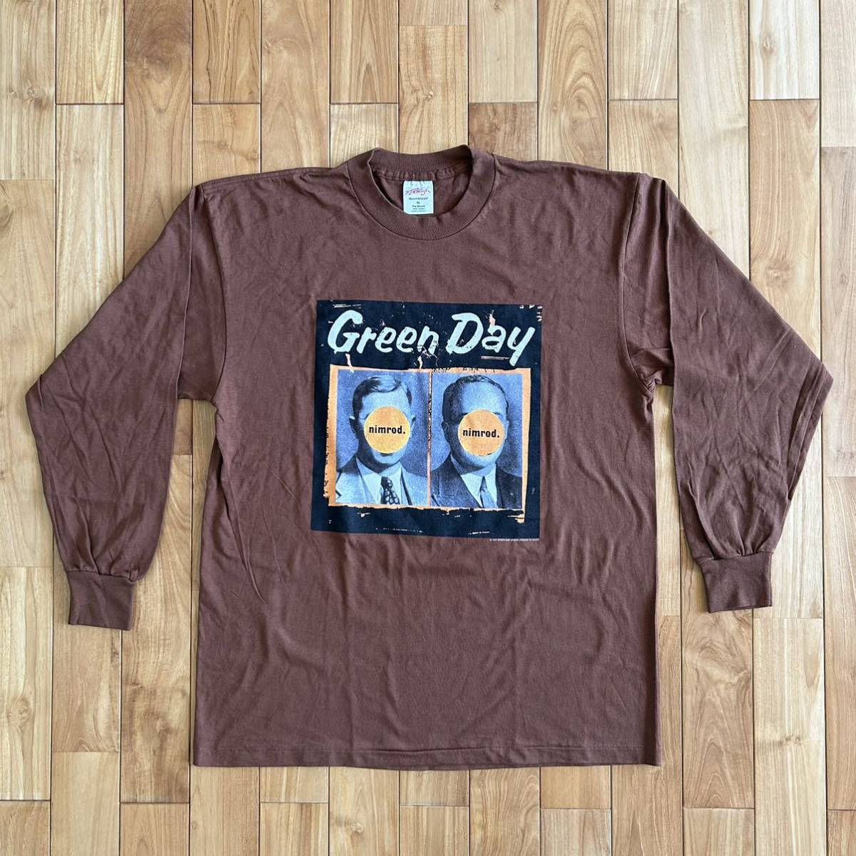 オリジナル　ビンテージ　グリーンデイ　GREEN DAY Tシャツ　長袖　ロンT nimrod 1997 XL 美品_画像1