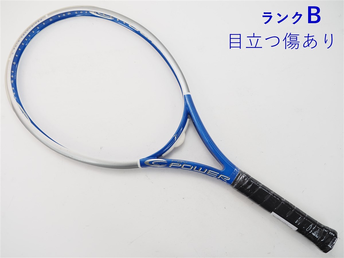 中古 テニスラケット ブリヂストン PBV C-パワー 2.55 2006年モデル【多数グロメット割れ有り】 (G2)BRIDGESTONE PBV C-POWER 2.55 2006_画像1