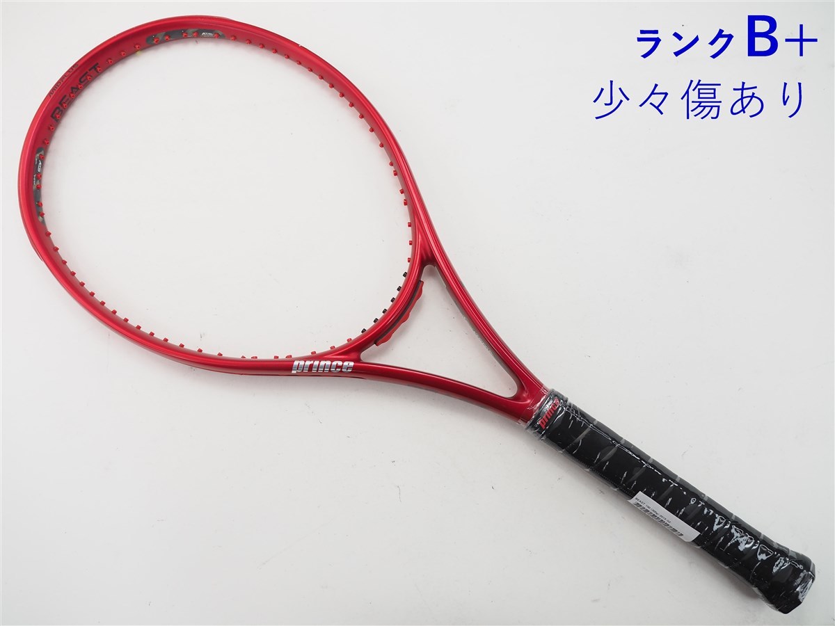 中古 テニスラケット プリンス ビースト 100 (300g) 2019年モデル【トップバンパー割れ有り】 (G2)PRINCE BEAST 100 (300g) 2019