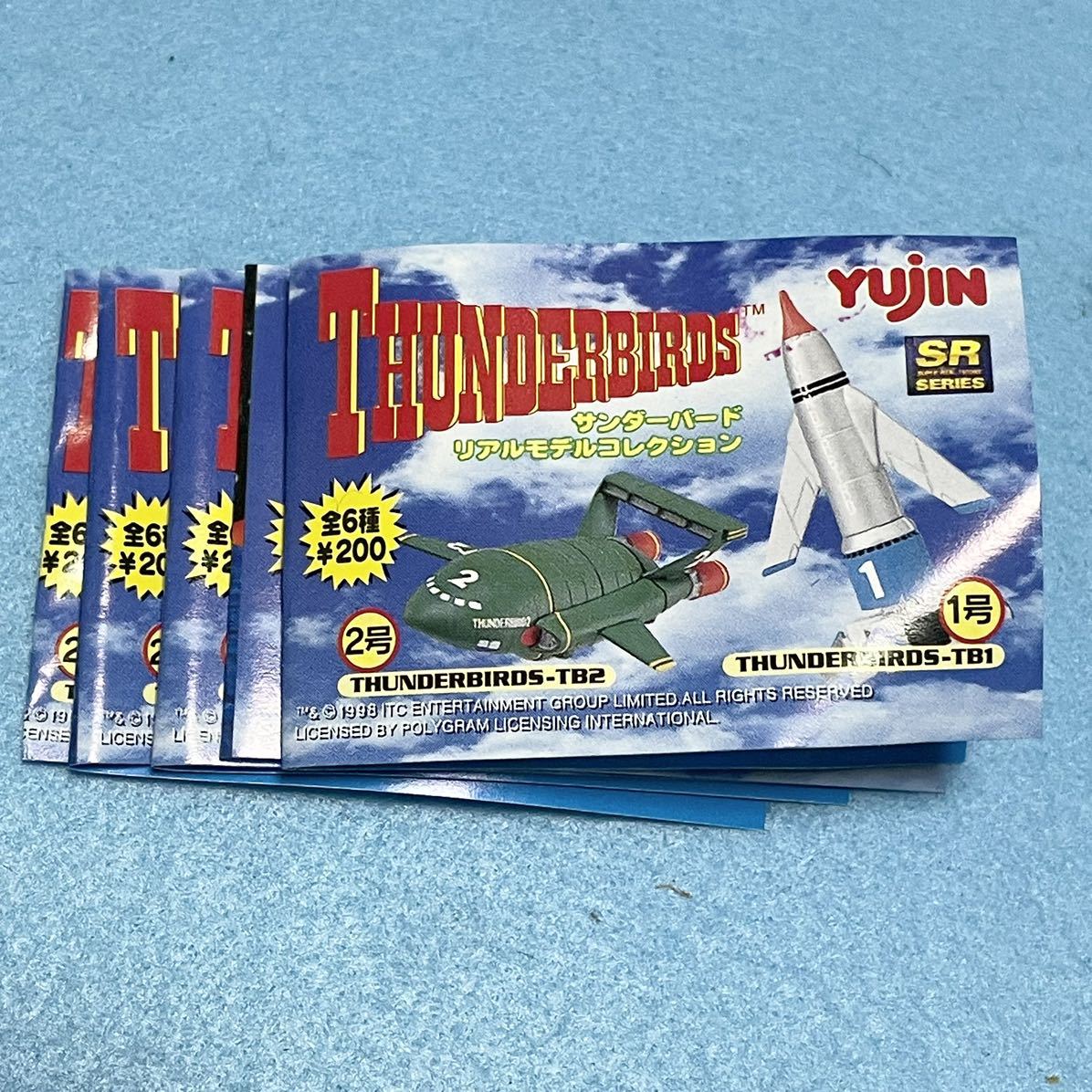 50%OFF】 YUJIN SRサンダーバード 全6種 1 PART 特撮 - education