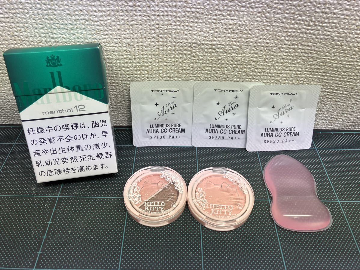 ♪45 TONYMOLY LUMINOUS PURE AURA CC CREAM アイシャドウ チーク