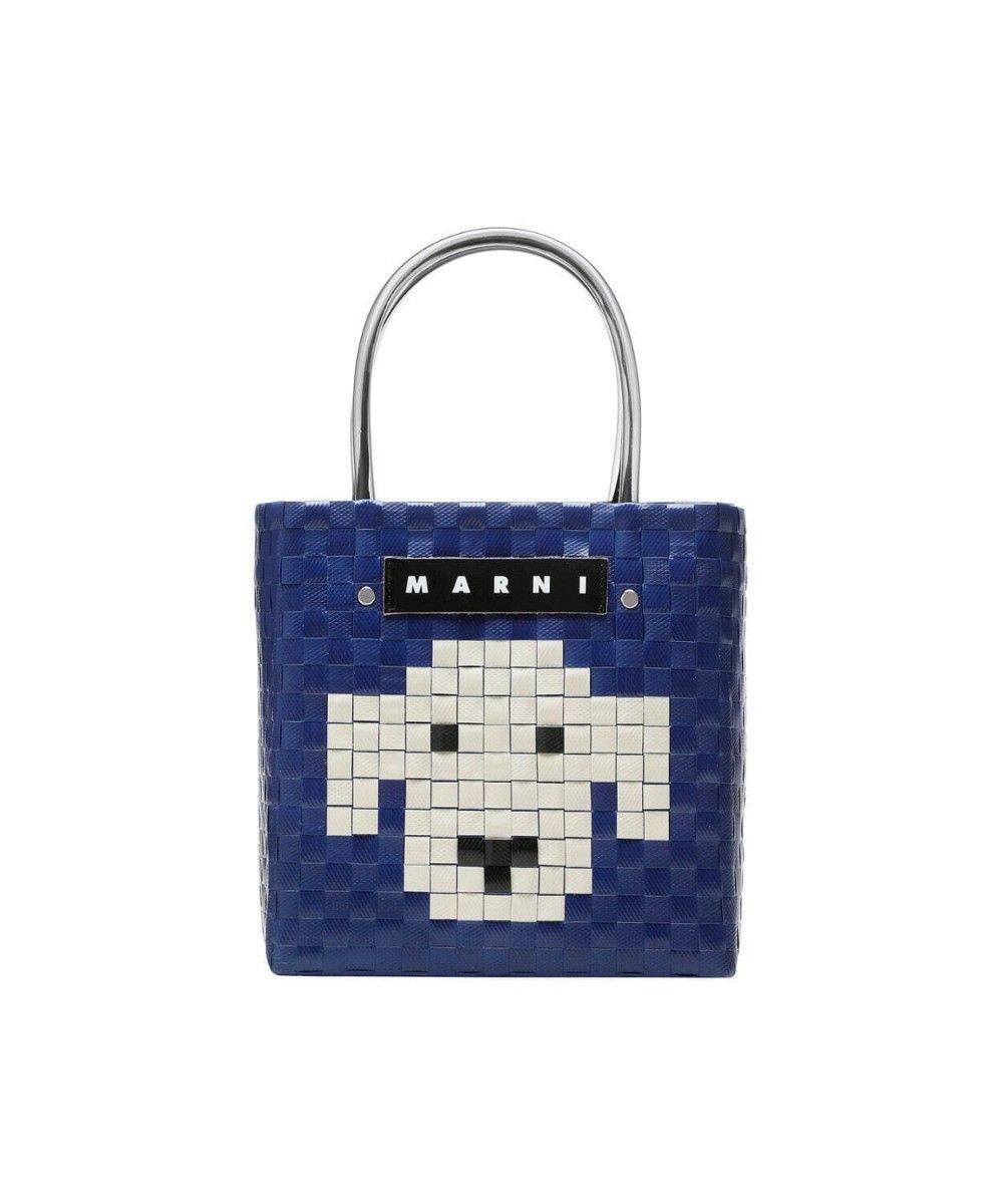 MARNI マルニ バッグ アニマルトート クリームドッグ かごバッグ MARNI マルニ バッグ アニマルトート クリームドッグ かごバッグ