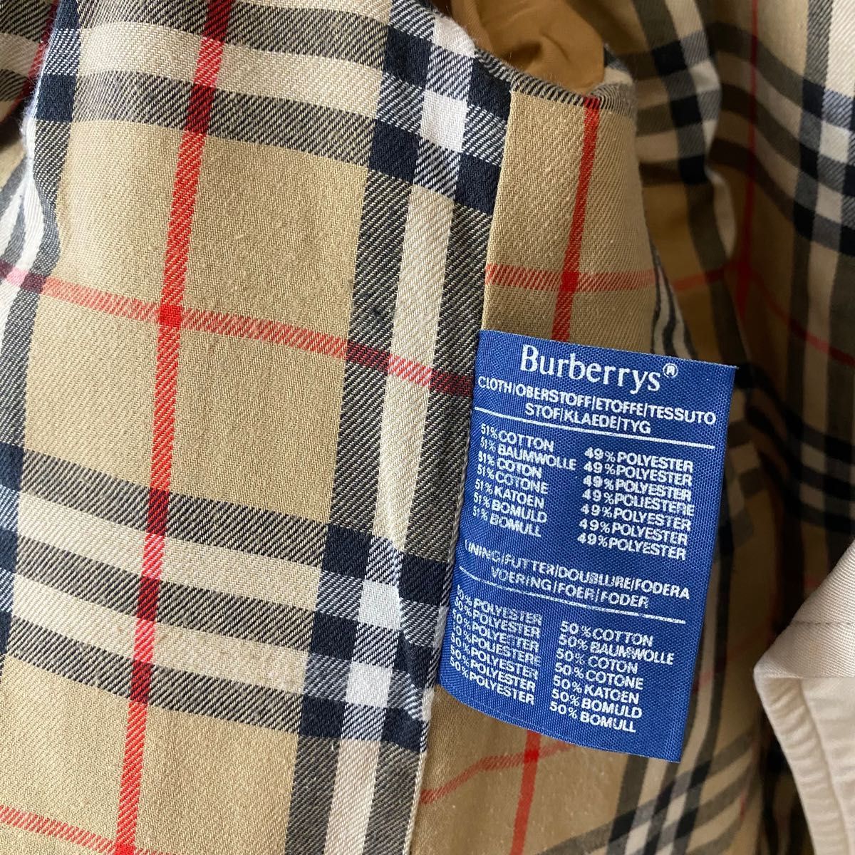 Old Burberrys トレンチコート ノバチェック L〜LL相当 Old Burberrys トレンチコート ノバチェック L〜LL相当
