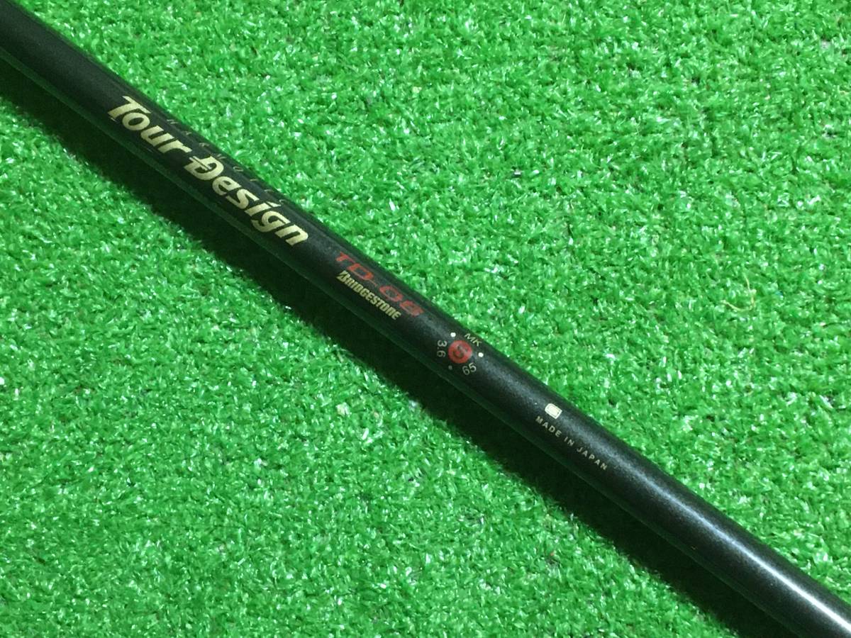 hs-1854 中古シャフト ブリヂストン 純正カーボン Tour Design TD-06 Flex:S ドライバー用 112.6cm(約44.3inch)_画像1