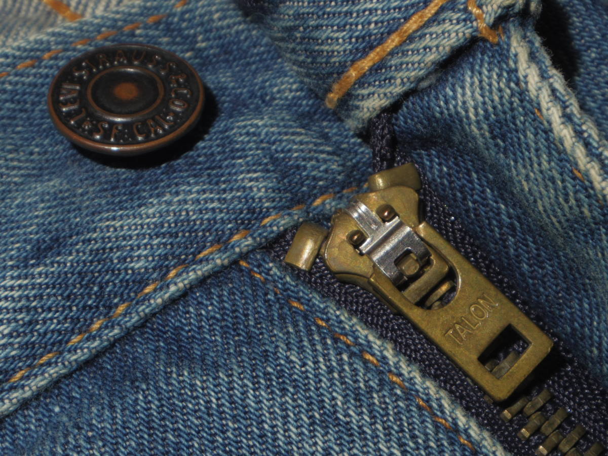 LEVI\'S LVC Levi's #606 68606 Rollei z тонкий Denim брюки #w29 TALON винтажная обработка переиздание orange tab# конический 60s 70s