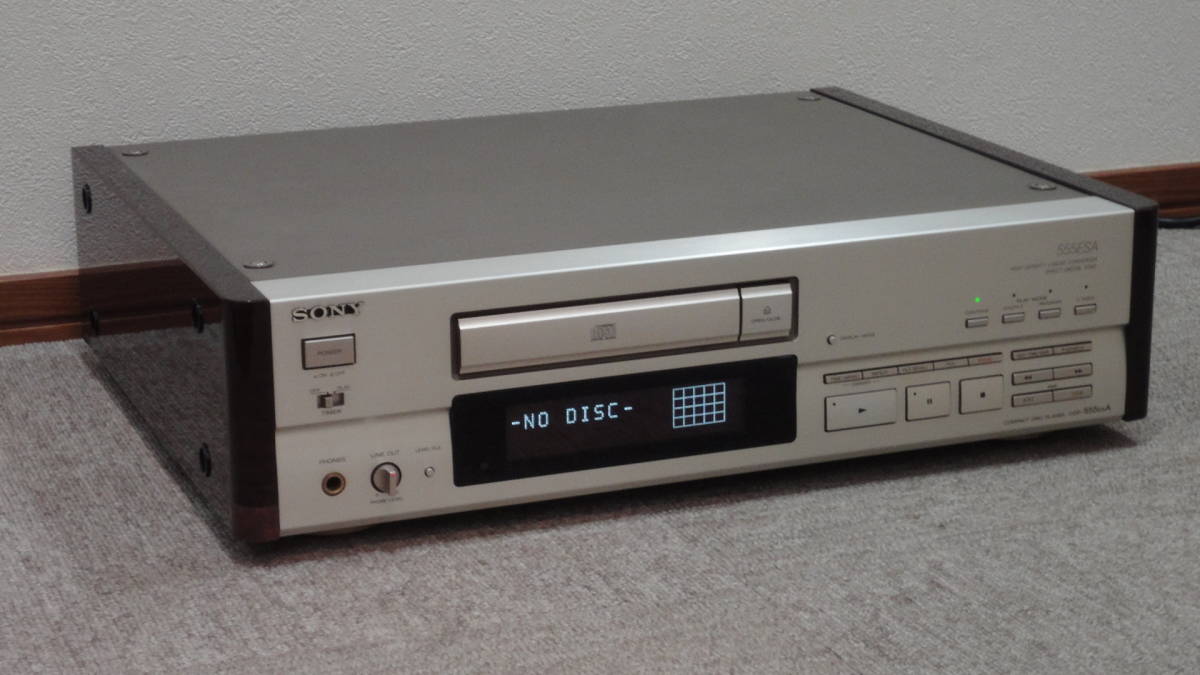 SONY ソニー CDP-555ESA 高音質CDプレーヤー 動作確認済み 綺麗な状態