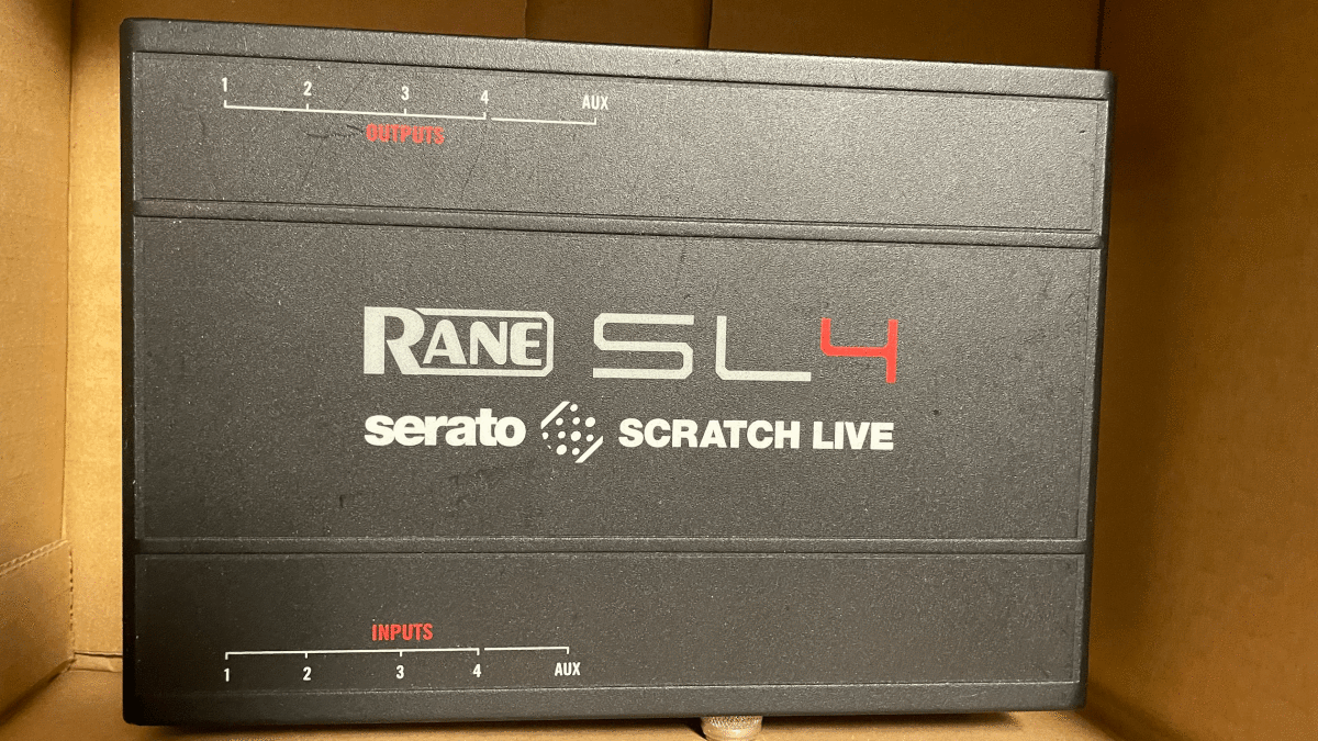 RANE SL4 serato SCRATCH LIVE スクラッチライブ オーディオ