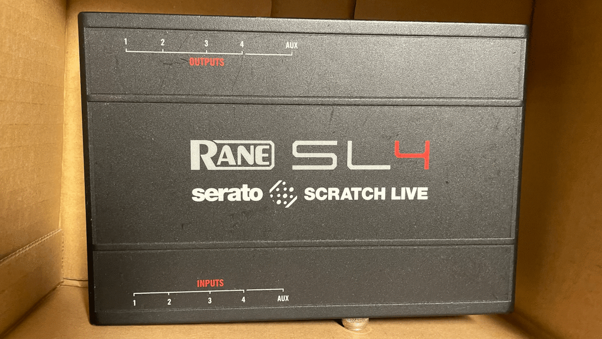 RANE SL4 serato SCRATCH LIVE スクラッチライブ オーディオ