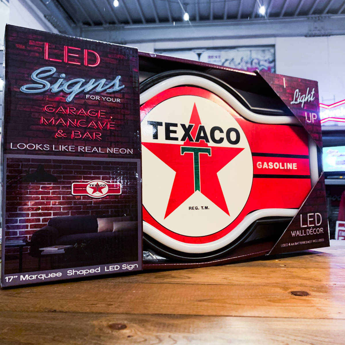 テキサコ TEXACO ネオンサイン ネオン サイン 看板 ガレージ