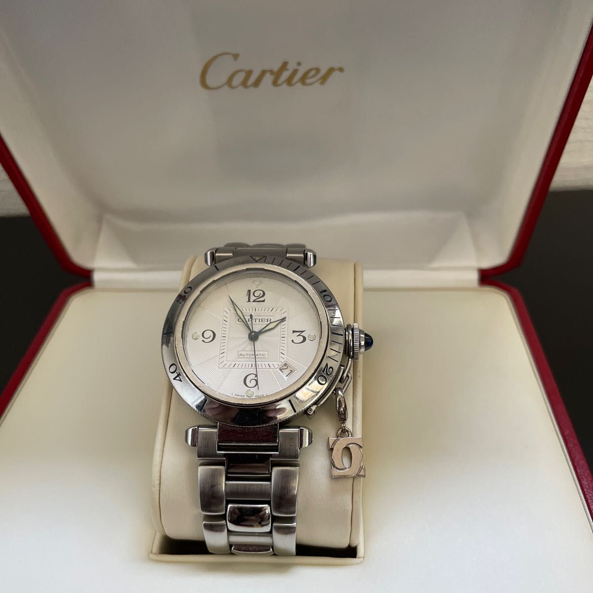 Cartier カルティエ2CベビーチャームWG