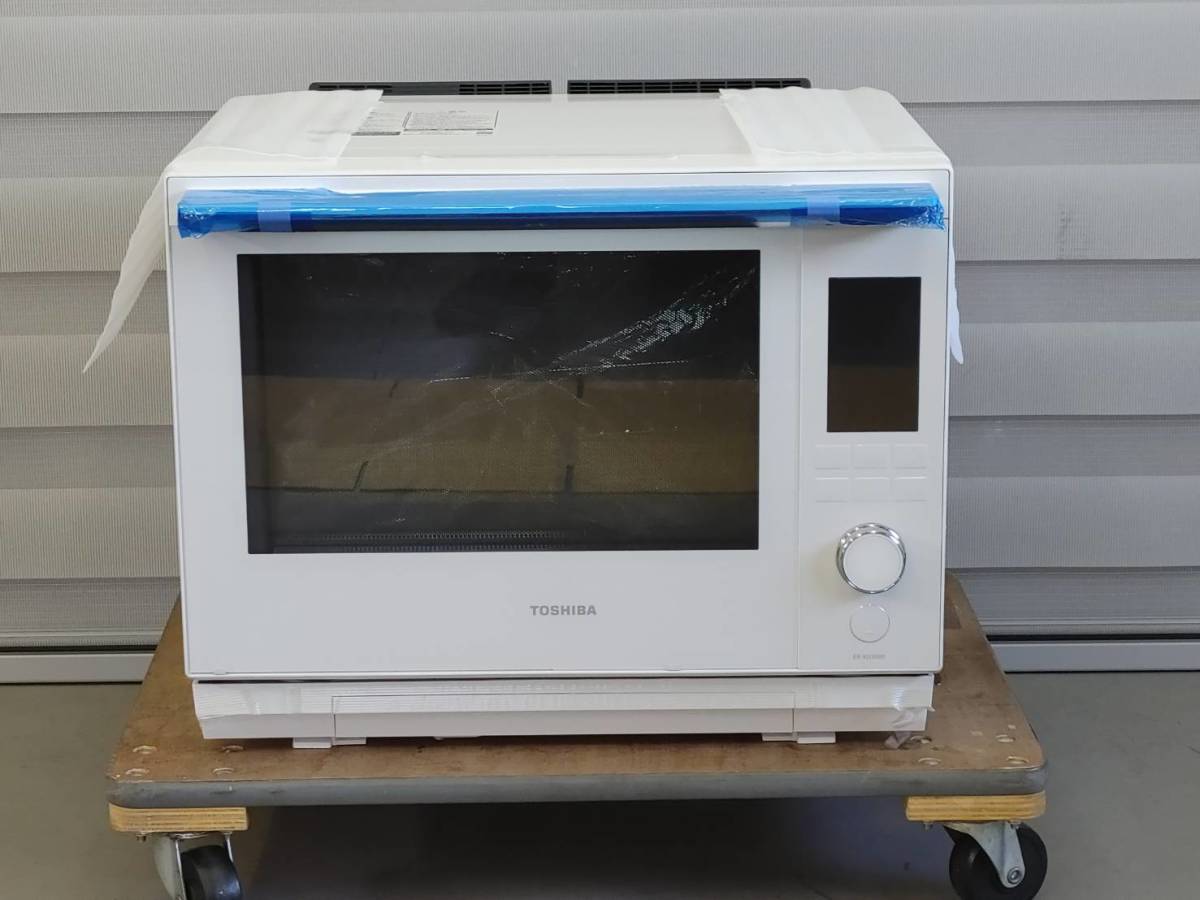 未使用品】 2023年製 東芝 東芝 過熱水蒸気オーブンレンジ ER-XD3000(W