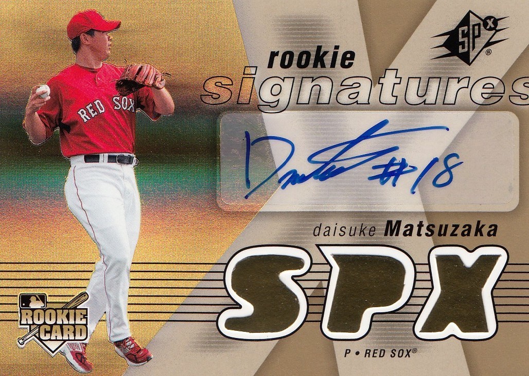 松坂大輔】ルーキー 直筆サインカード 2007 UPPER DECK SPX ROOKIE