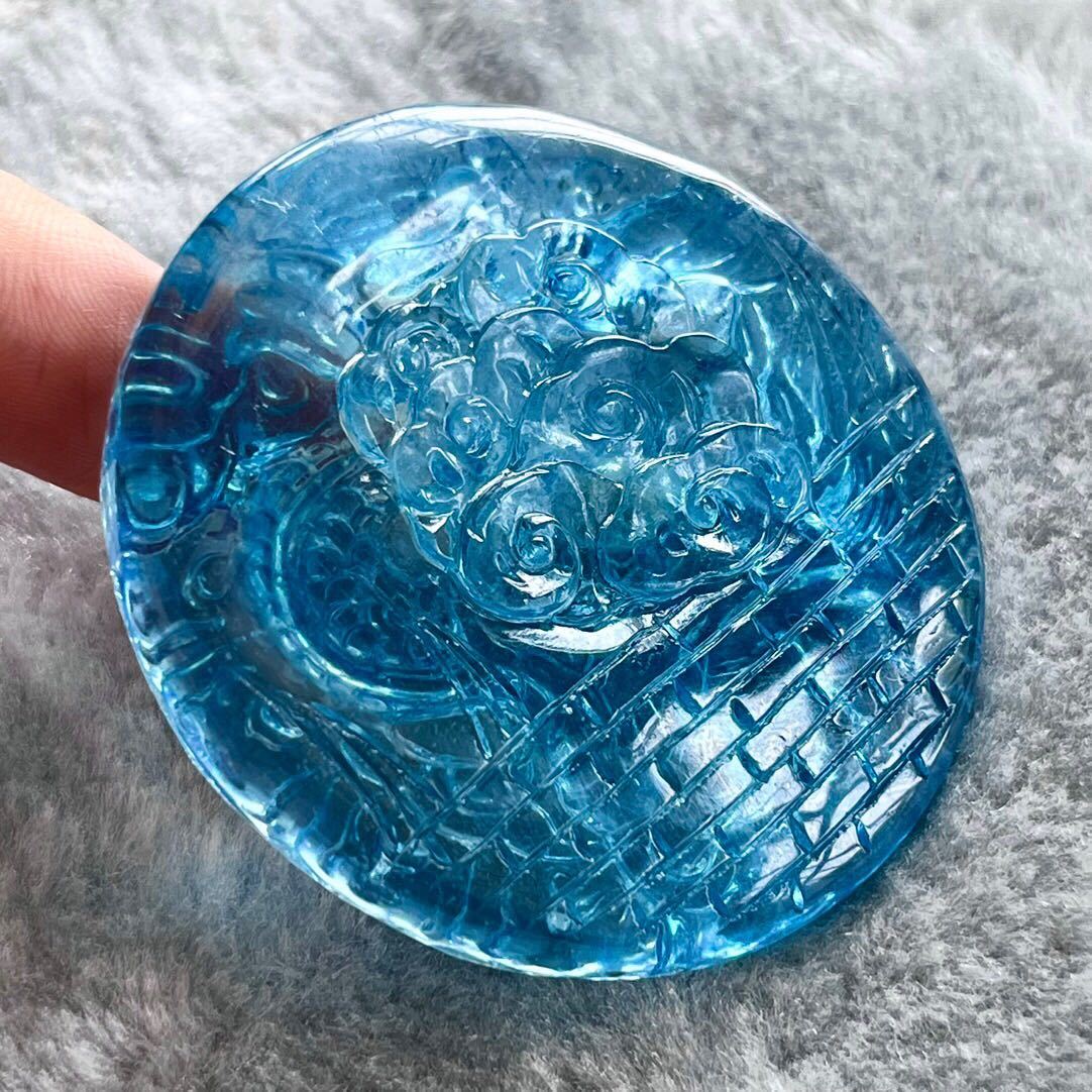 天然 アクアマリン ルース37.9g 裸石、ルース | sandromagaldi.com.br