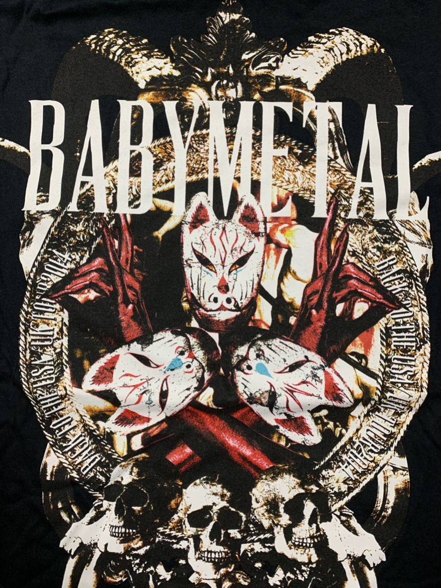 BABYMETAL Tシャツ BACK TO THE USA/UK TOUR 2014 未着用新品 Lサイズ