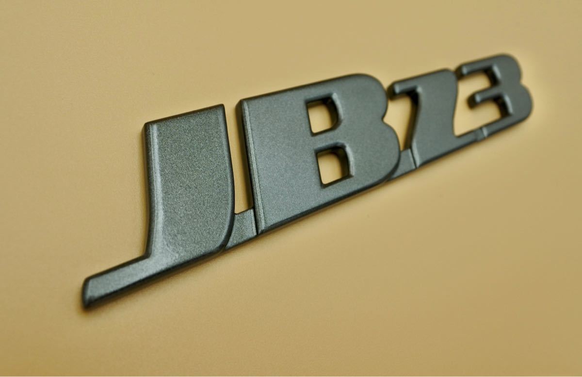 スズキ Jimny ジムニー JB23 Handmade Emblem オリジナル 手作りエンブレム(グレーメタリック)_画像3