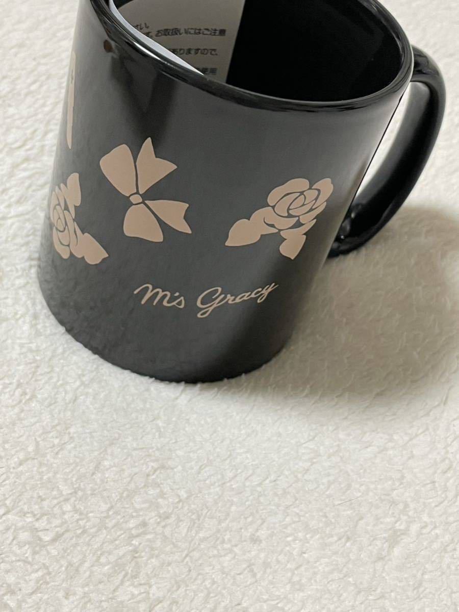 新品未使用　エムズグレイシー 非売品　ノベルティー　レア　コップ　マグカップ　リボン　バラ　可愛い　女性らしい　女の子　姫系_画像3