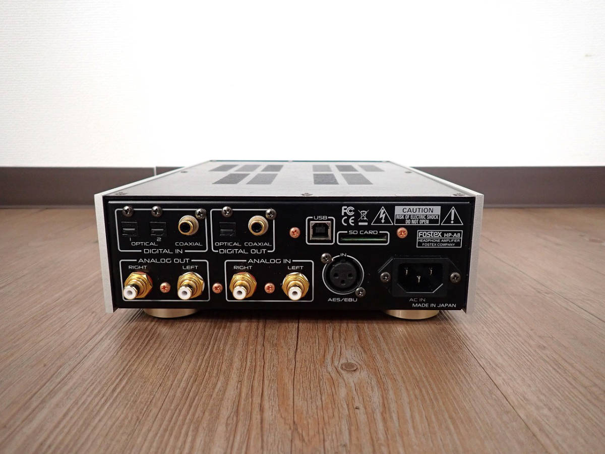 美品 USB DAC FOSTEX HP-A8 フォステクス ヘッドフォンアンプ 32bit