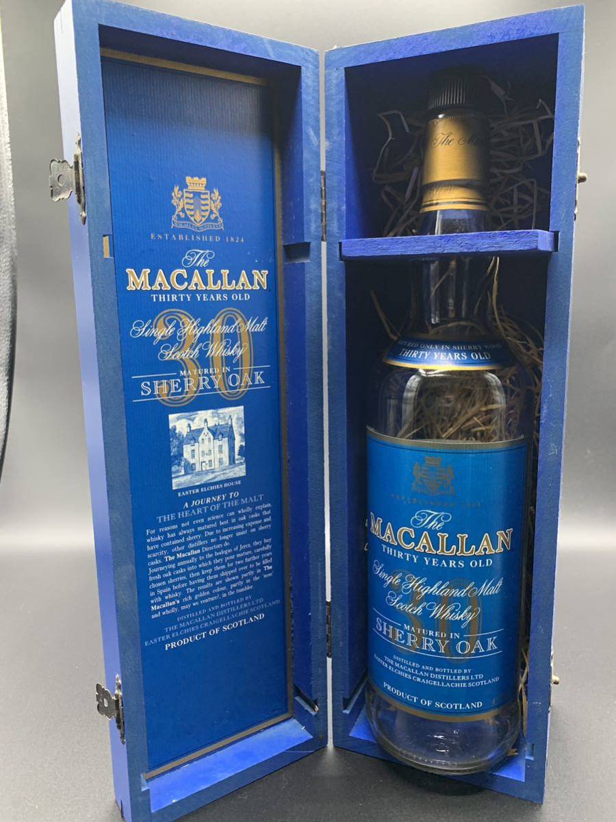 マッカラン30年 ブルーラベル 空瓶 箱付き | normanhubbard.com