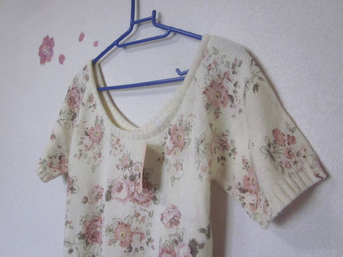 9345円タグ付き 未使用 LIZ LISA 半袖 ワンピース リズリサ 花柄 9345円タグ付き 未使用 LIZ LISA 半袖 ワンピース リズリサ 花柄